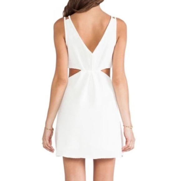 BCBGeneration White Cutout Dress in XS - Picture 2 of 4